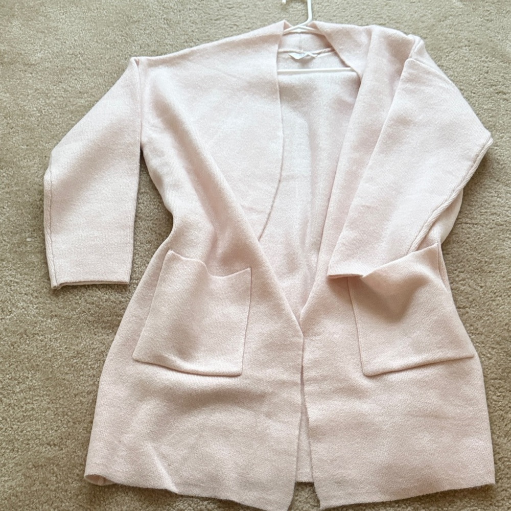 Time and Tru Blush Pink Knit Cardigan